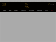 Tablet Screenshot of lordloafers.com
